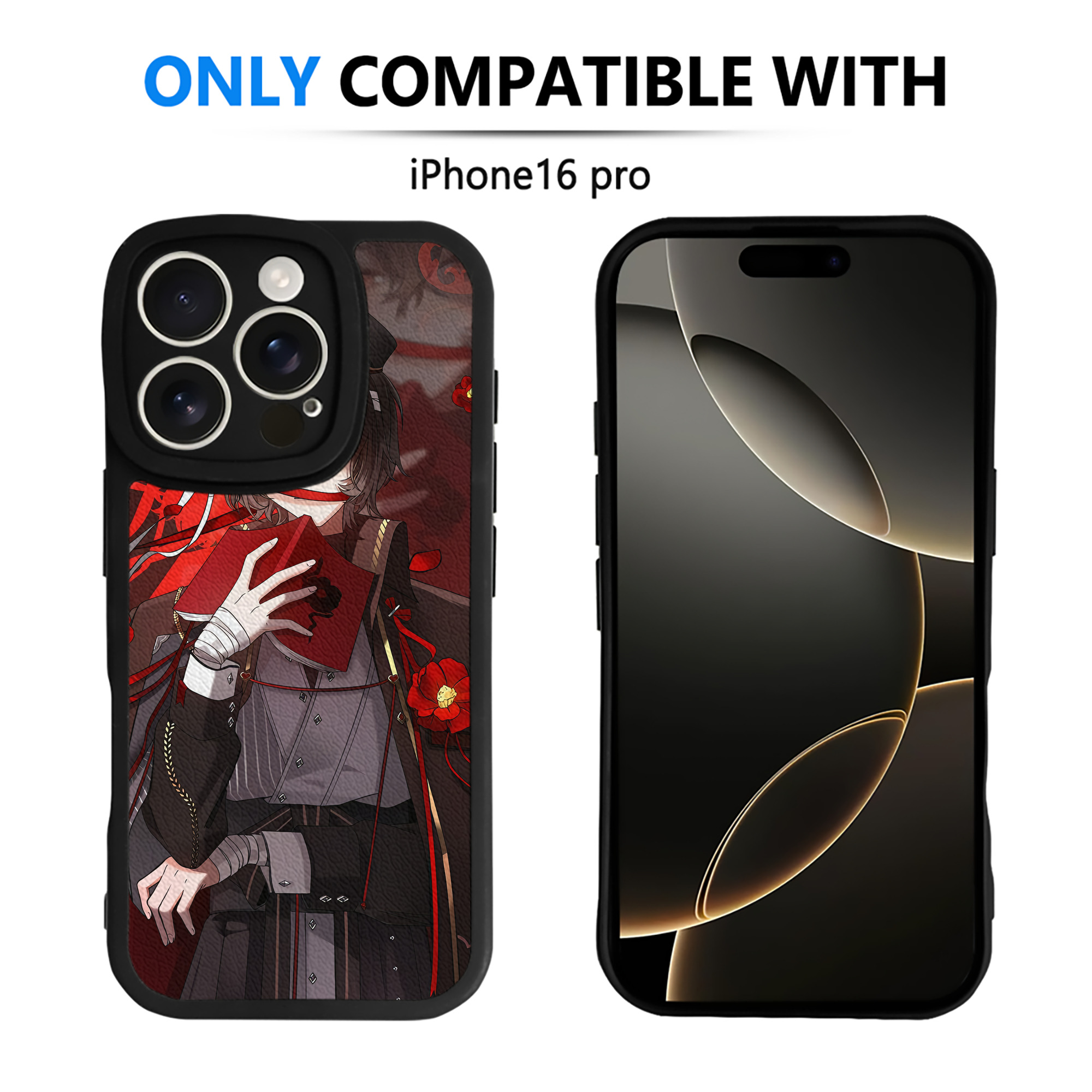 （画像用） 文豪ストレイドッグス Bungo Stray Dogs 【iPhone 16シリーズ対応】シリコンスマホケース（レザー調） 材質：シリコン